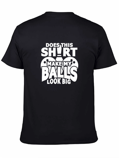 Funny Balls Graphic Tee - Black T-Shirt