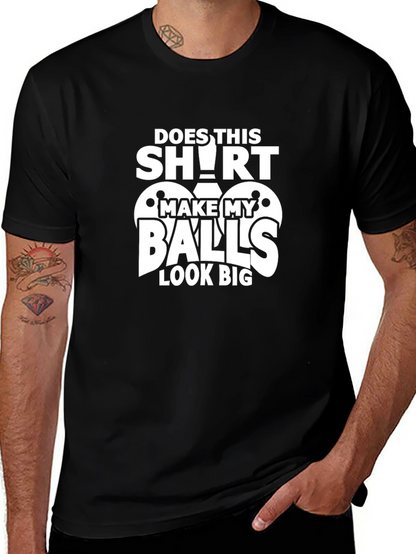 Funny Balls Graphic Tee - Black T-Shirt
