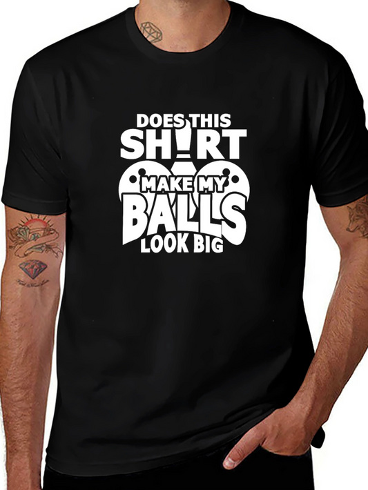 Funny Balls Graphic Tee - Black T-Shirt