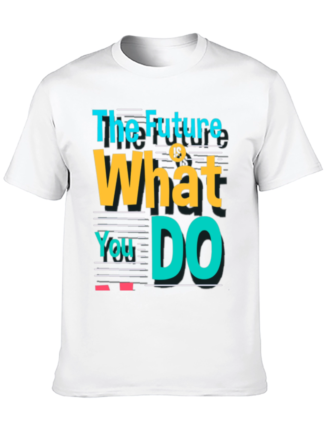 Motivational Graphic Tee - Future is What You Do