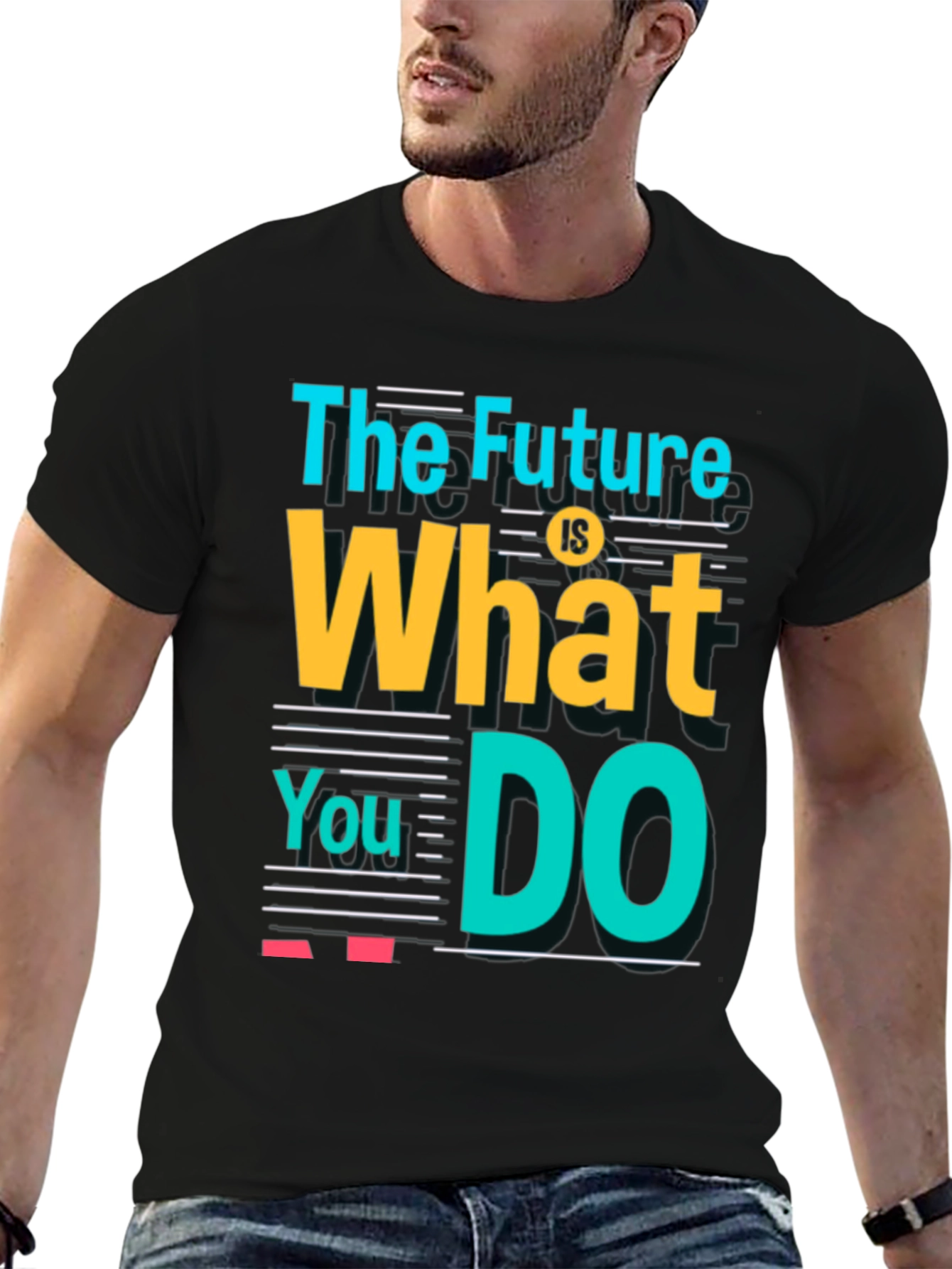 Motivational Graphic Tee - Future is What You Do