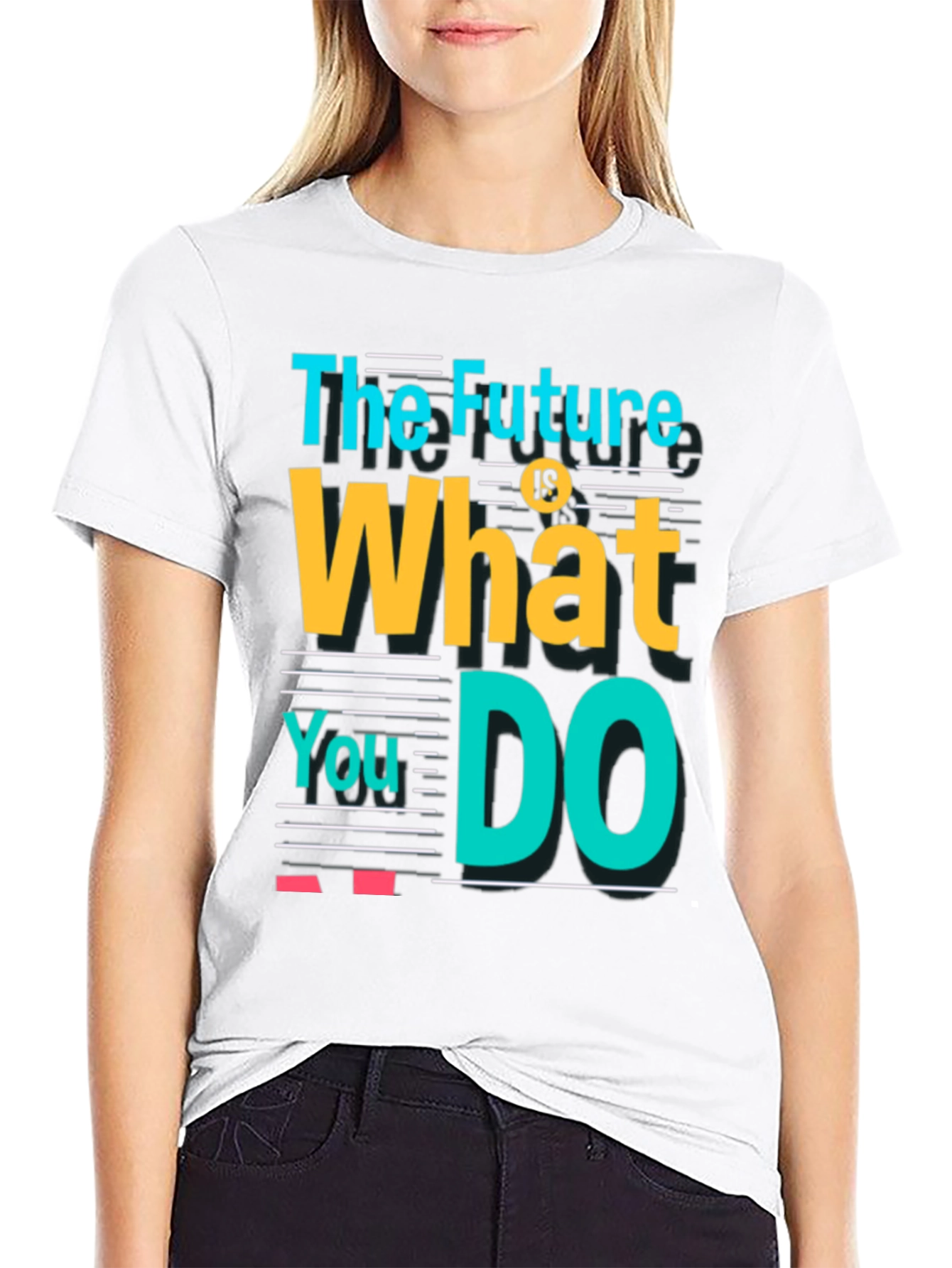 Motivational Graphic Tee - Future is What You Do