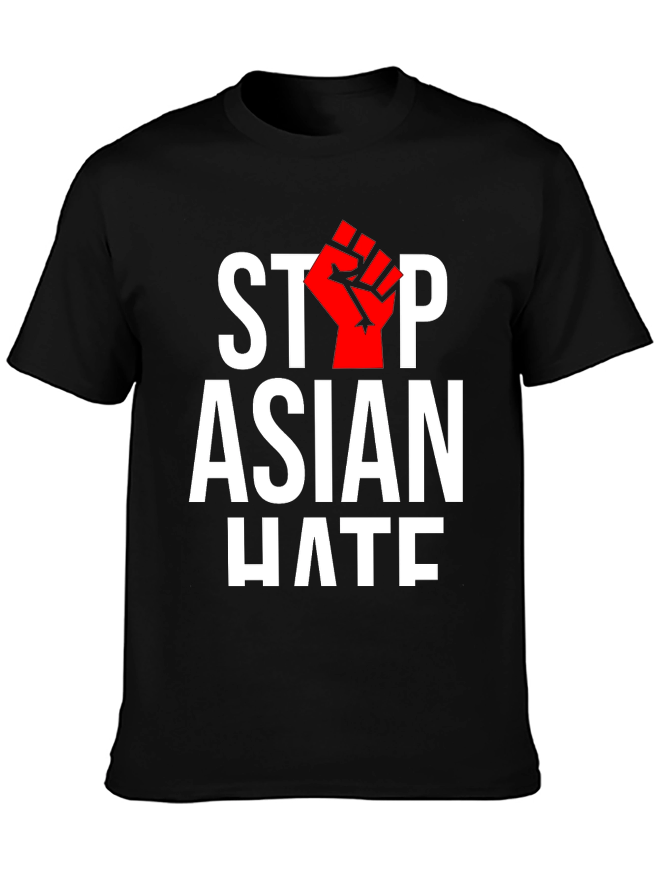 Stop Asian Hate T-Shirt - Black