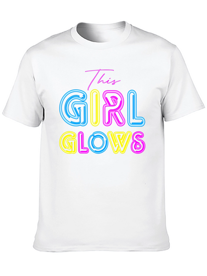 This Girl Glows Neon Graphic T-Shirt