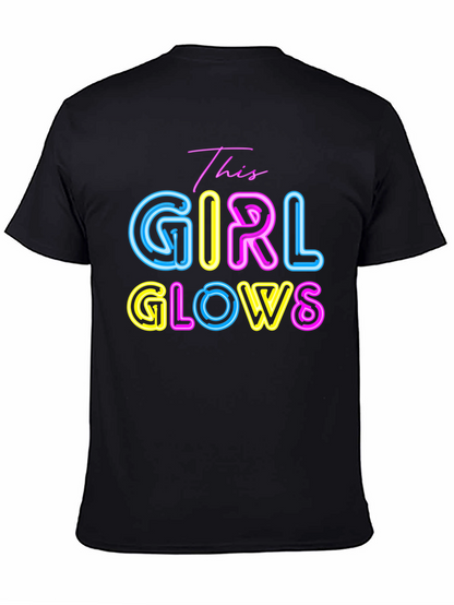 This Girl Glows Neon Graphic T-Shirt
