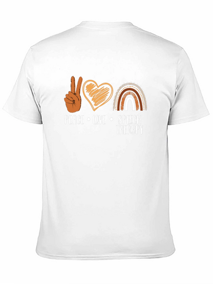 Peace Love Speech Therapy T-Shirt