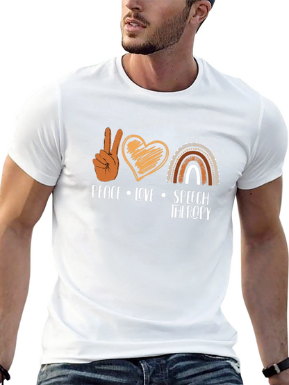Peace Love Speech Therapy T-Shirt