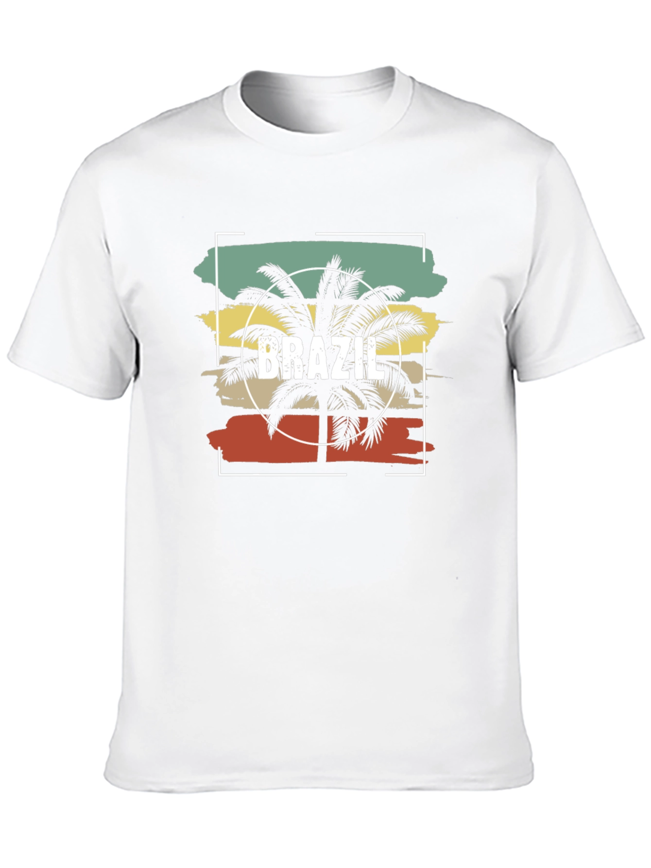 Retro Brazil Palm Tree T-Shirt