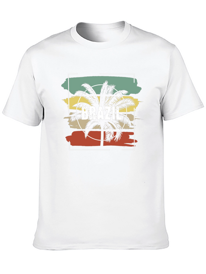 Retro Brazil Palm Tree T-Shirt