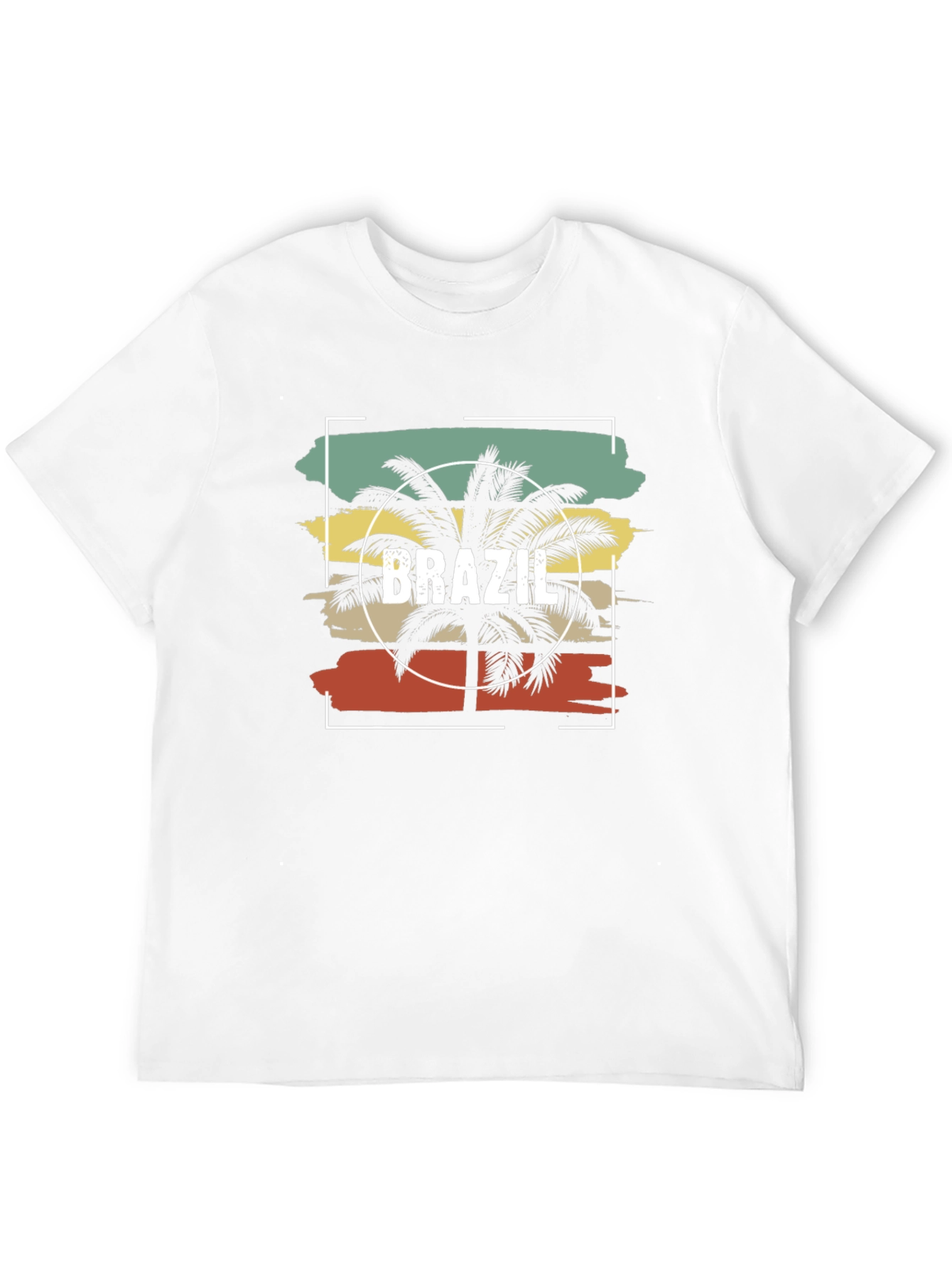 Retro Brazil Palm Tree T-Shirt