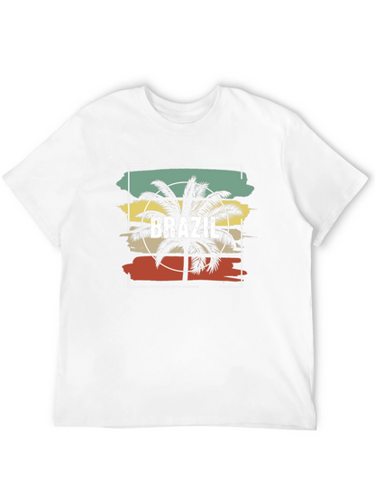 Retro Brazil Palm Tree T-Shirt