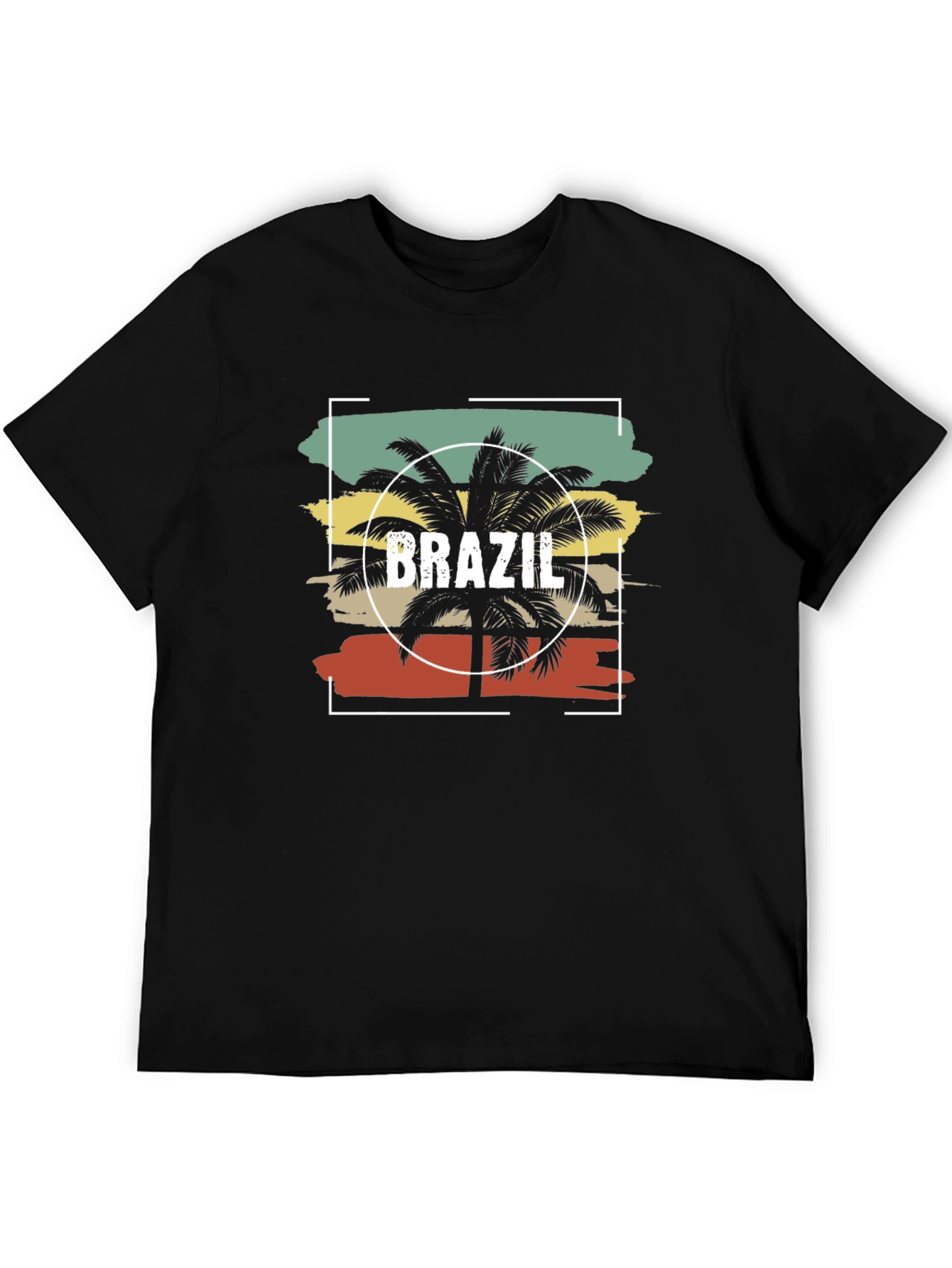 Retro Brazil Palm Tree T-Shirt