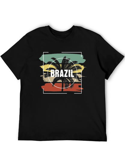 Retro Brazil Palm Tree T-Shirt