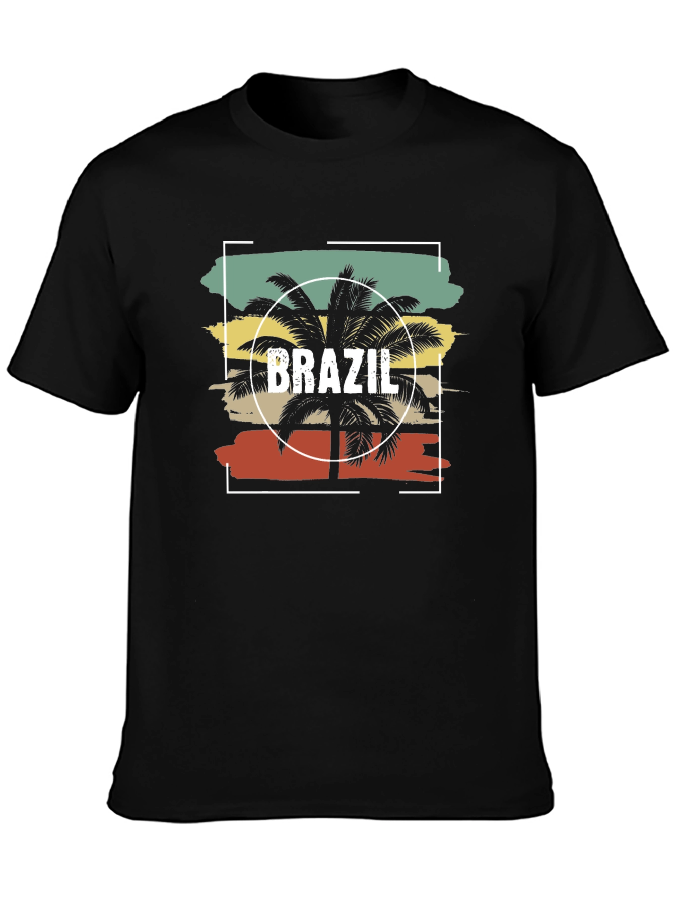 Retro Brazil Palm Tree T-Shirt