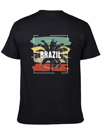 Retro Brazil Palm Tree T-Shirt