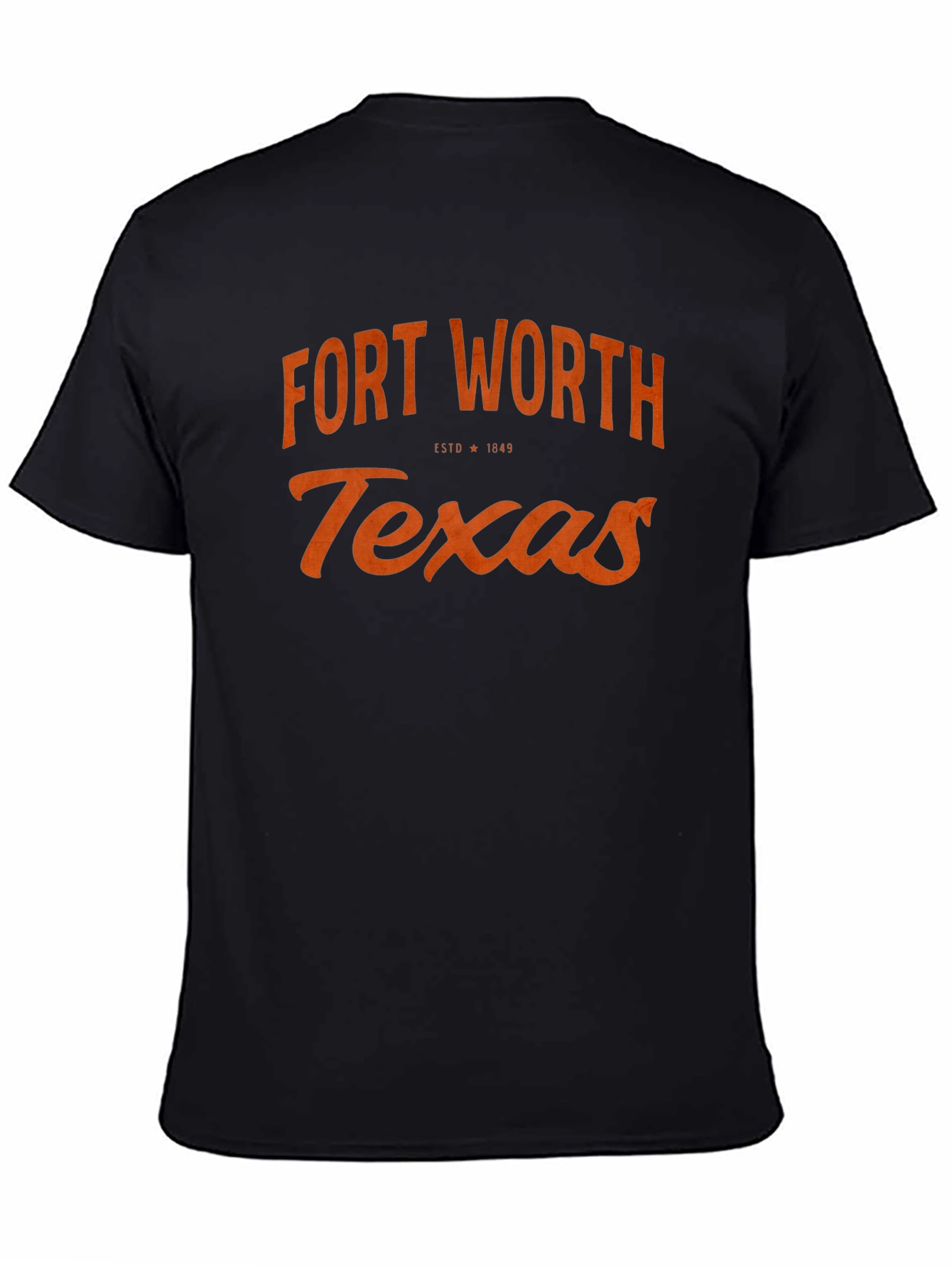 Fort Worth Texas T-Shirt Black