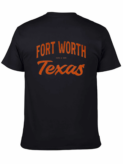 Fort Worth Texas T-Shirt Black