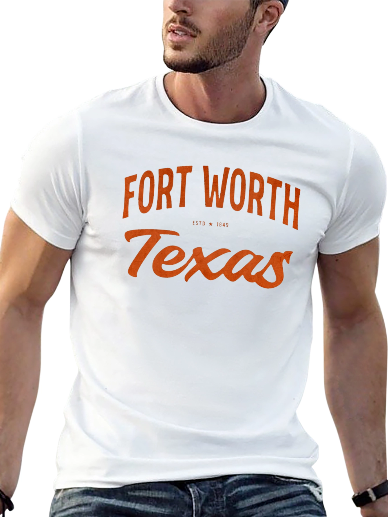 Fort Worth Texas T-Shirt Black