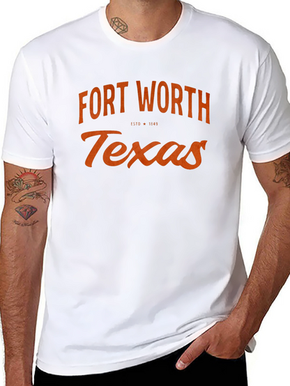 Fort Worth Texas T-Shirt Black