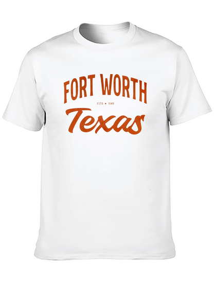 Fort Worth Texas T-Shirt Black