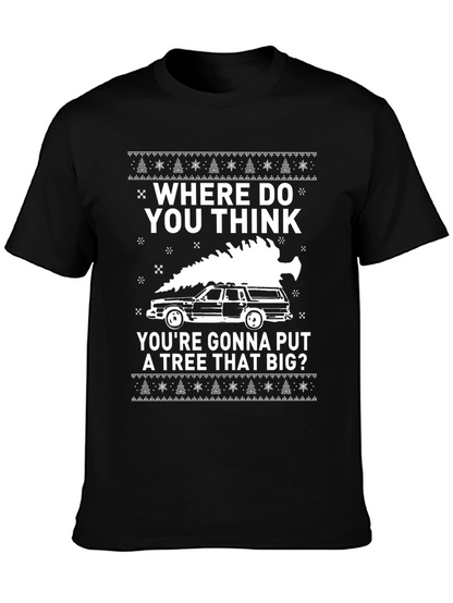 Funny Christmas Vacation Tree Car T-Shirt