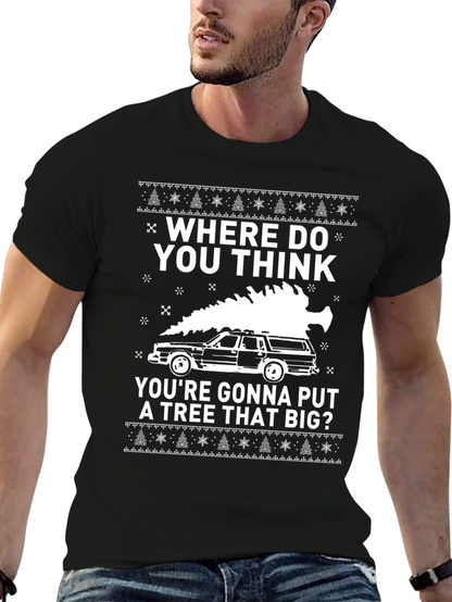 Funny Christmas Vacation Tree Car T-Shirt