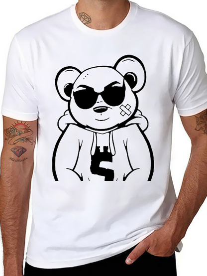 Cool Bear Graphic Tee - Black T-Shirt