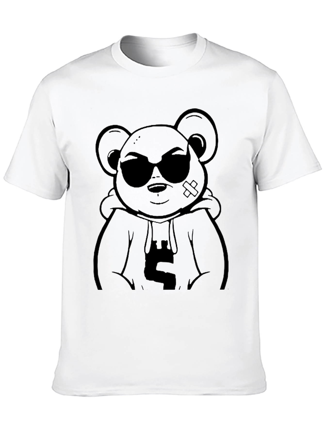 Cool Bear Graphic Tee - Black T-Shirt