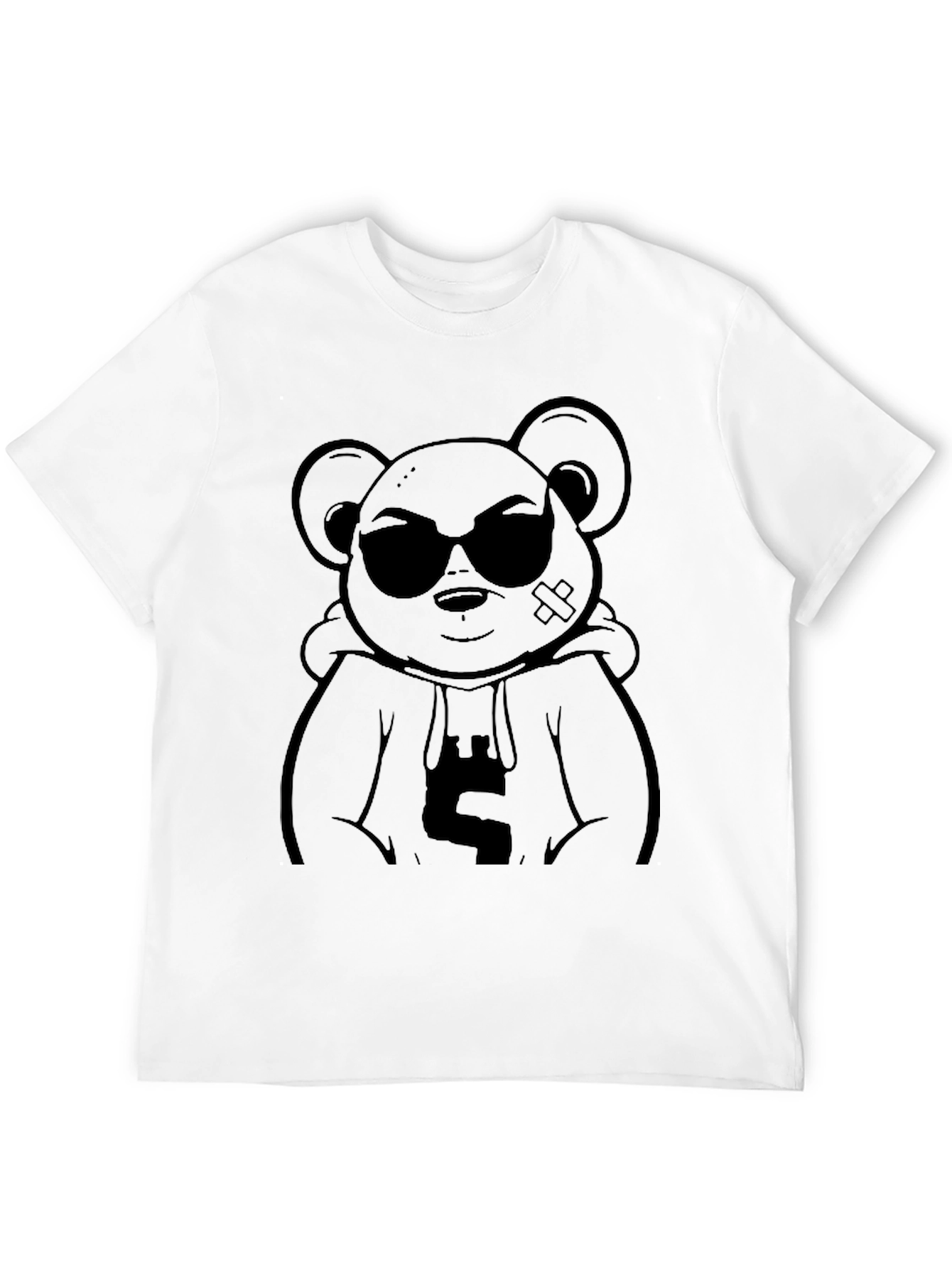 Cool Bear Graphic Tee - Black T-Shirt