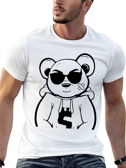 Cool Bear Graphic Tee - Black T-Shirt