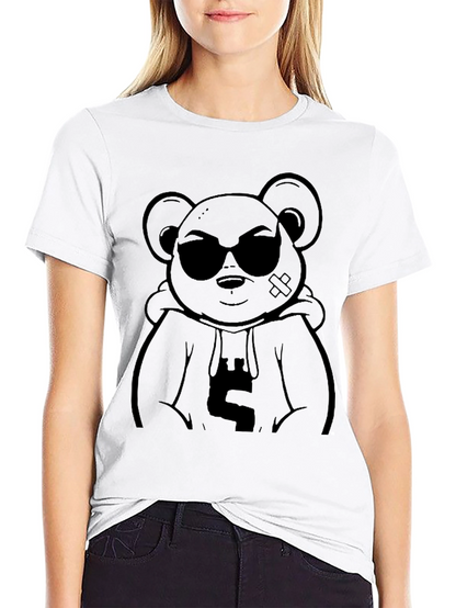 Cool Bear Graphic Tee - Black T-Shirt