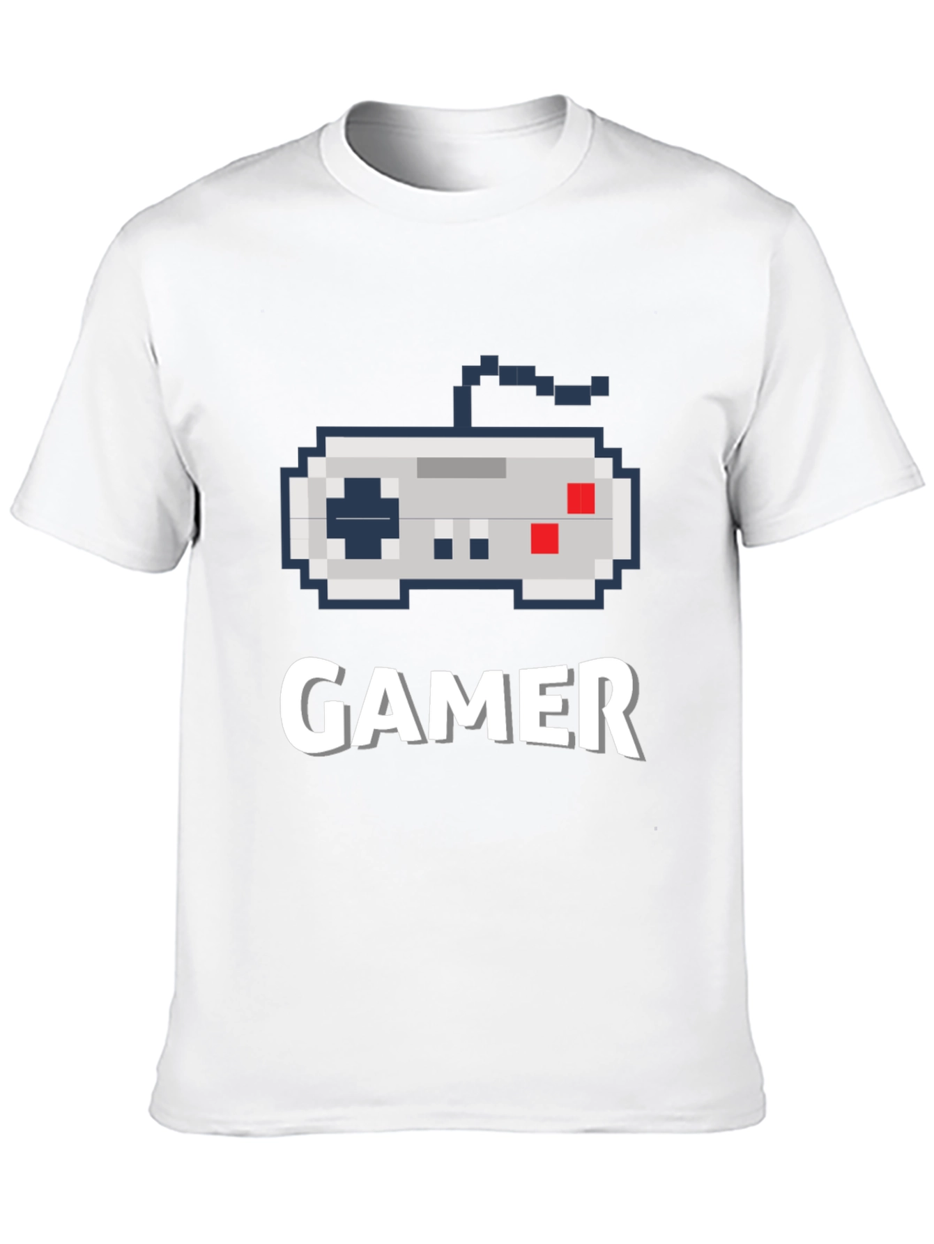 Gamer Pixel Art Black T-Shirt