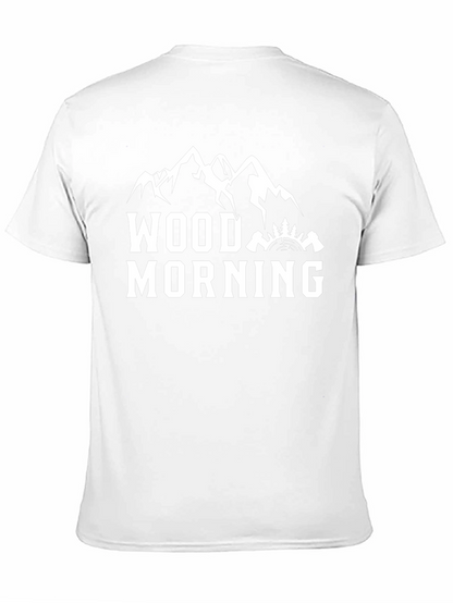 Wood Morning T-Shirt - Mountain Graphic Tee