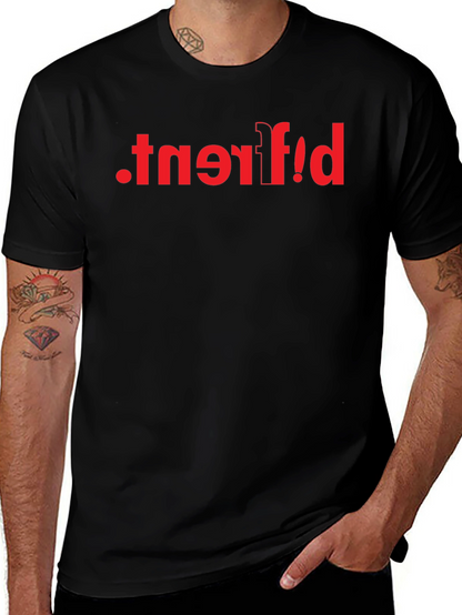 Different T-Shirt Novelty Graphic Tee Casual Wear