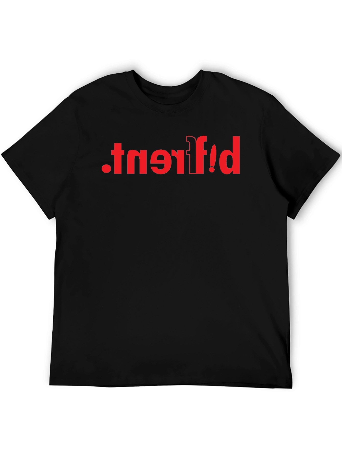 Different T-Shirt Novelty Graphic Tee Casual Wear