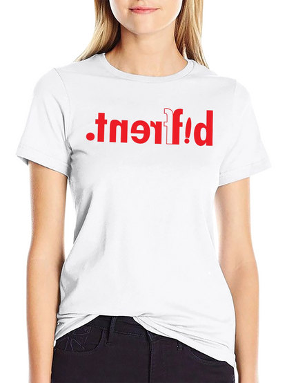 Different T-Shirt Novelty Graphic Tee Casual Wear