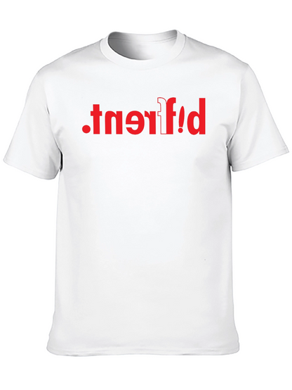 Different T-Shirt Novelty Graphic Tee Casual Wear