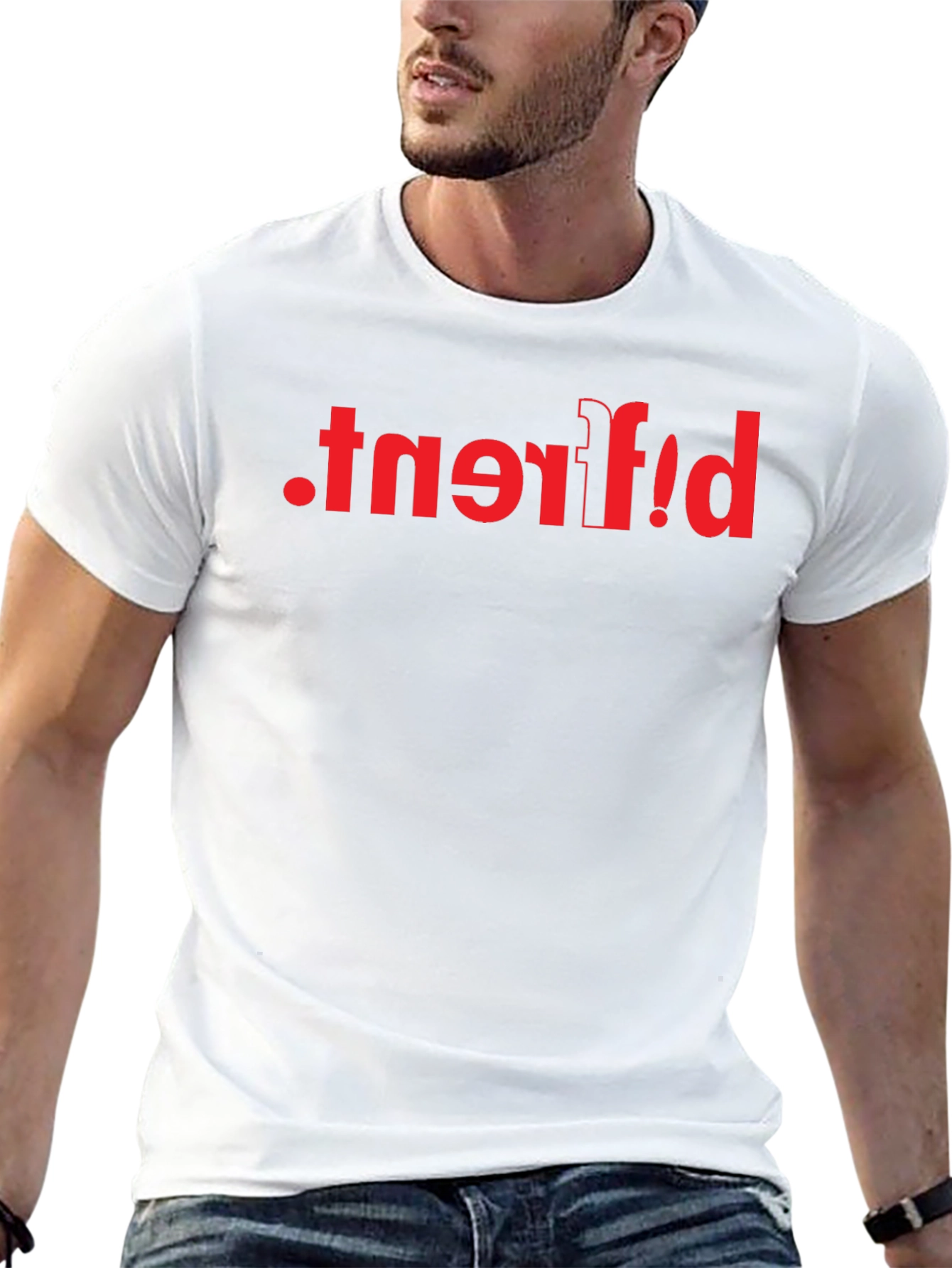 Different T-Shirt Novelty Graphic Tee Casual Wear