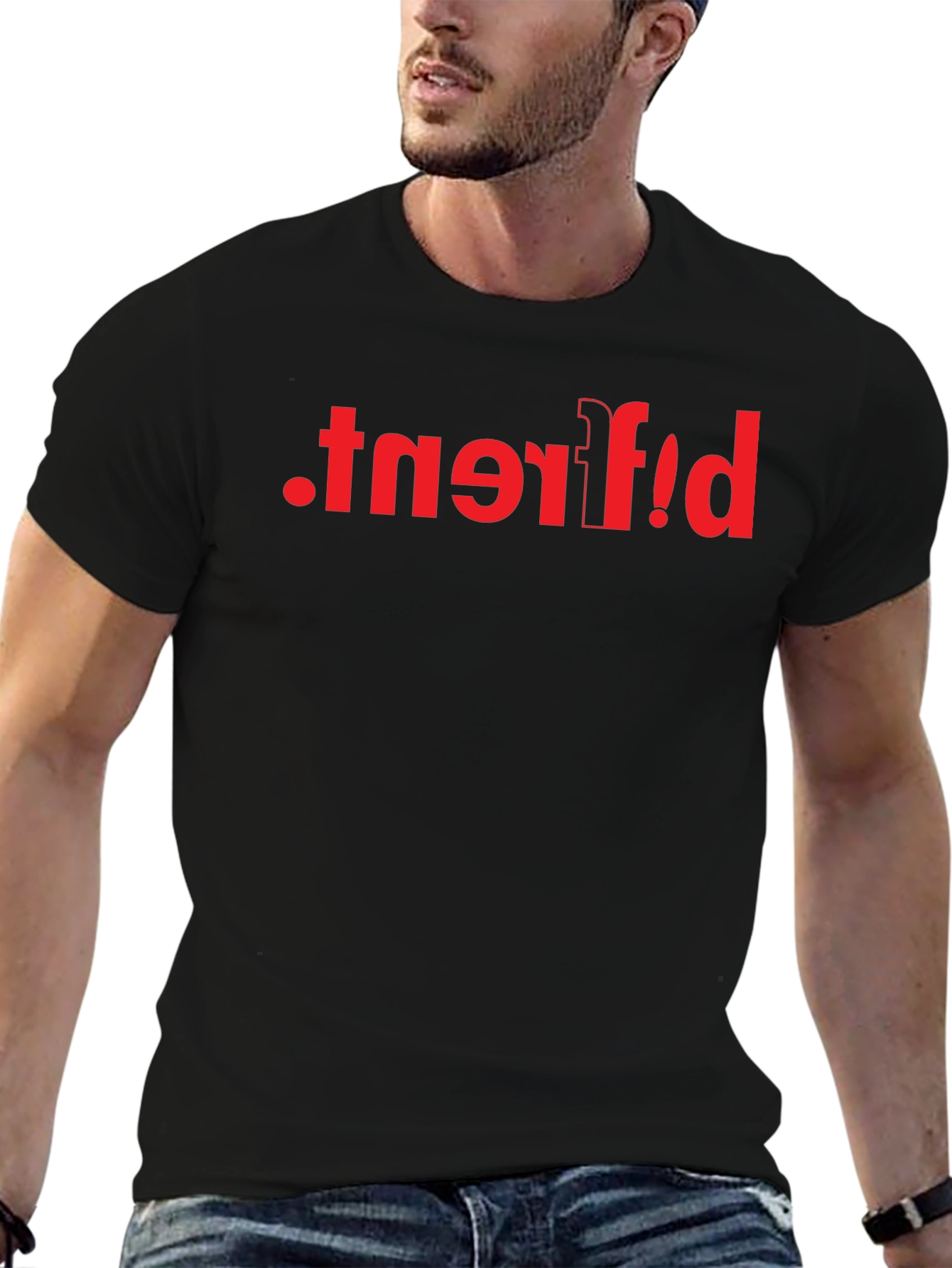 Different T-Shirt Novelty Graphic Tee Casual Wear