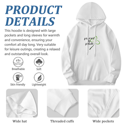 Powered by Plants Green Clover Hoodie