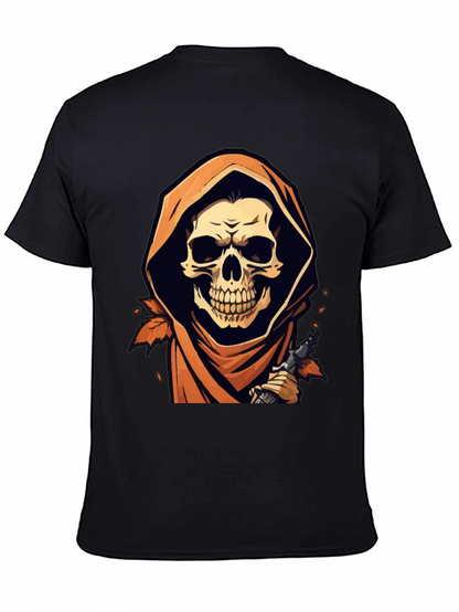 Grim Reaper Black Graphic T-Shirt