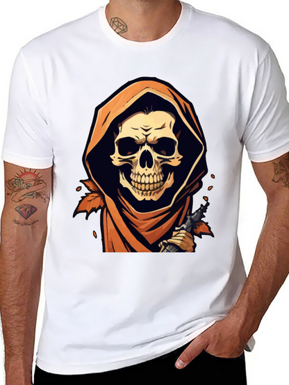 Grim Reaper Black Graphic T-Shirt