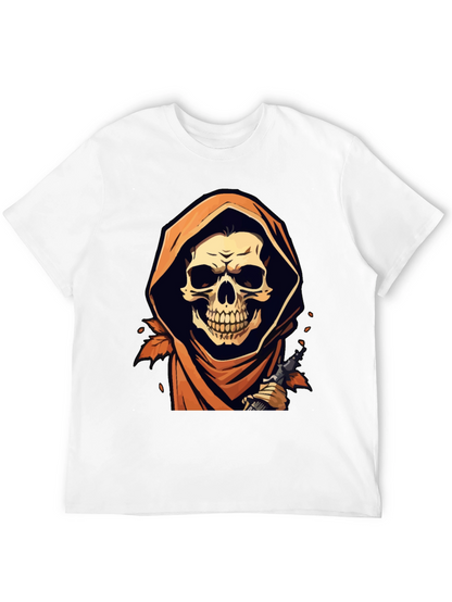 Grim Reaper Black Graphic T-Shirt