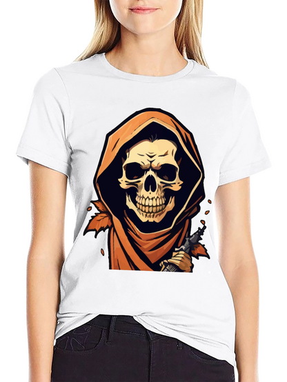 Grim Reaper Black Graphic T-Shirt