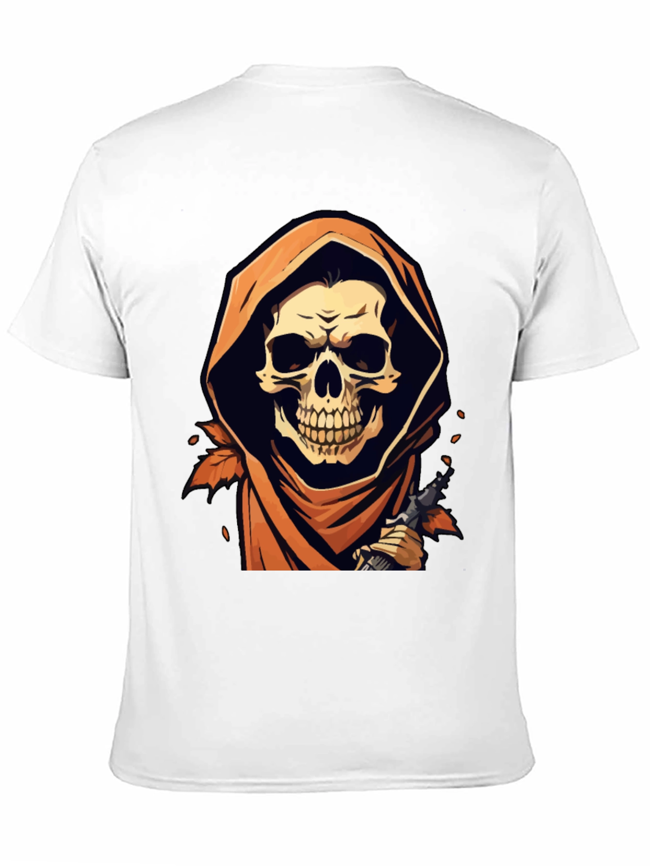 Grim Reaper Black Graphic T-Shirt