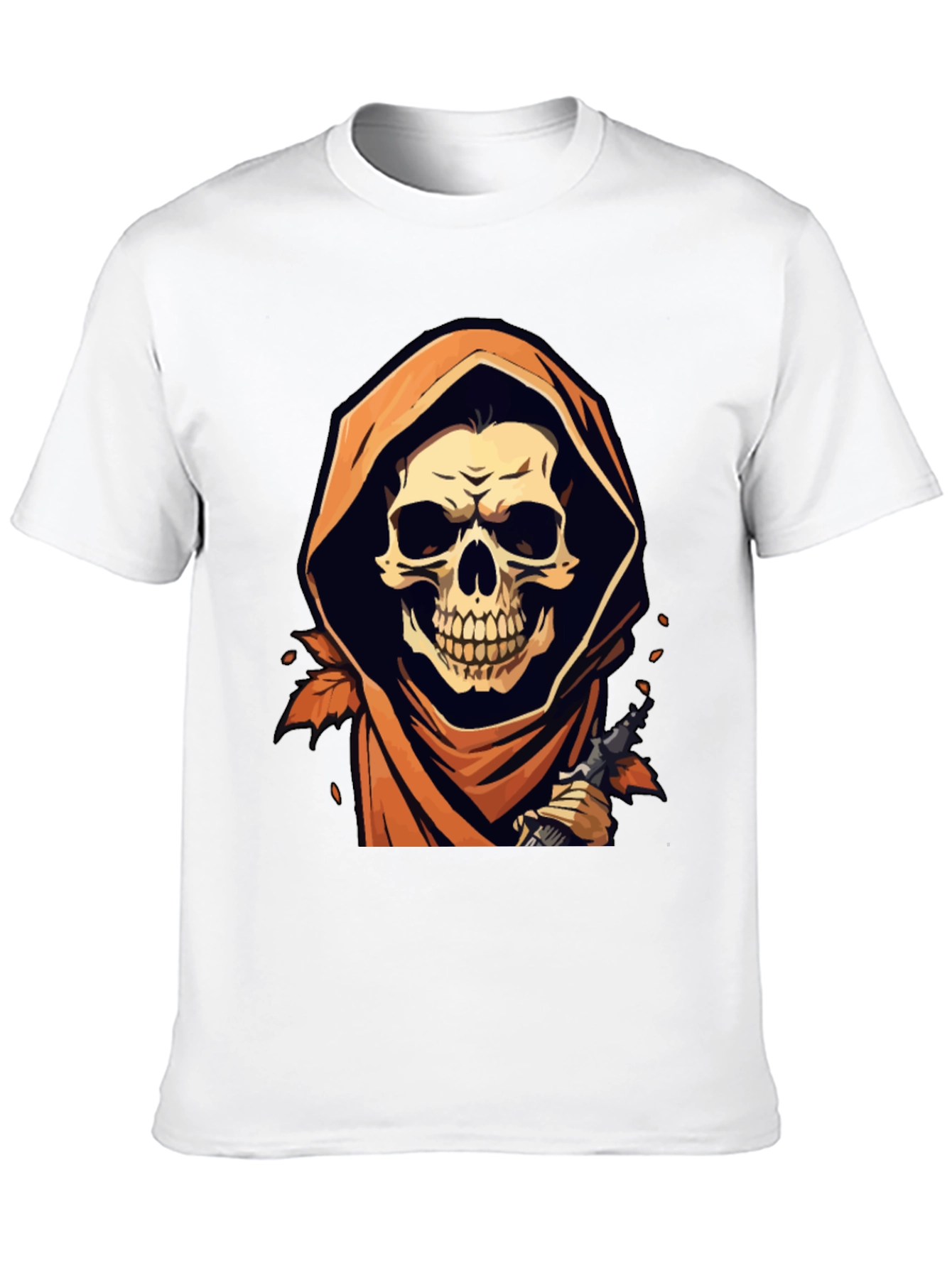 Grim Reaper Black Graphic T-Shirt