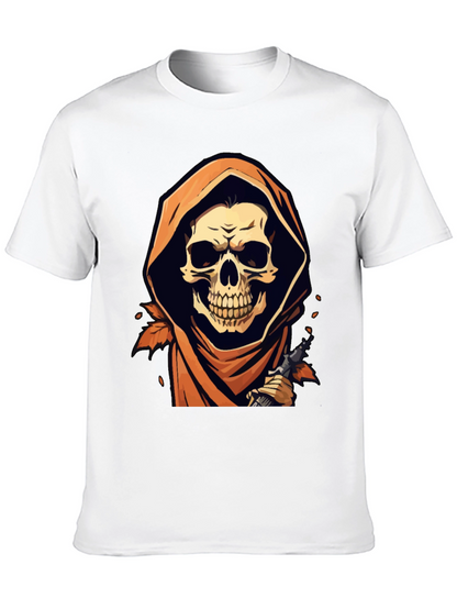 Grim Reaper Black Graphic T-Shirt