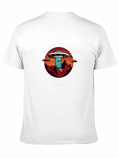 Storm Area 51 T-Shirt UFO Alien Graphic Tee