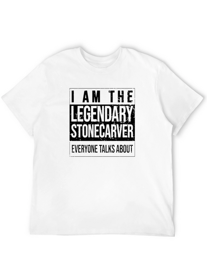 Legendary Stonecarver T-Shirt - Novelty Graphic Tee