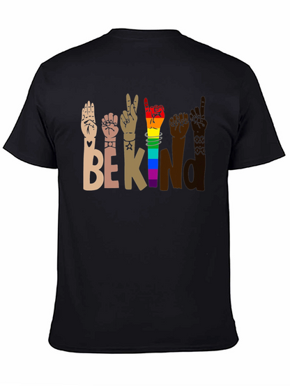 Be Kind Sign Language Graphic T-Shirt